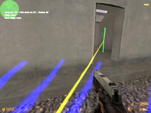 A sloppy connection through a doorway